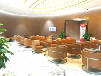 ChongQing JiangBei International AirPort First Class/High Level Lounge — food & bar