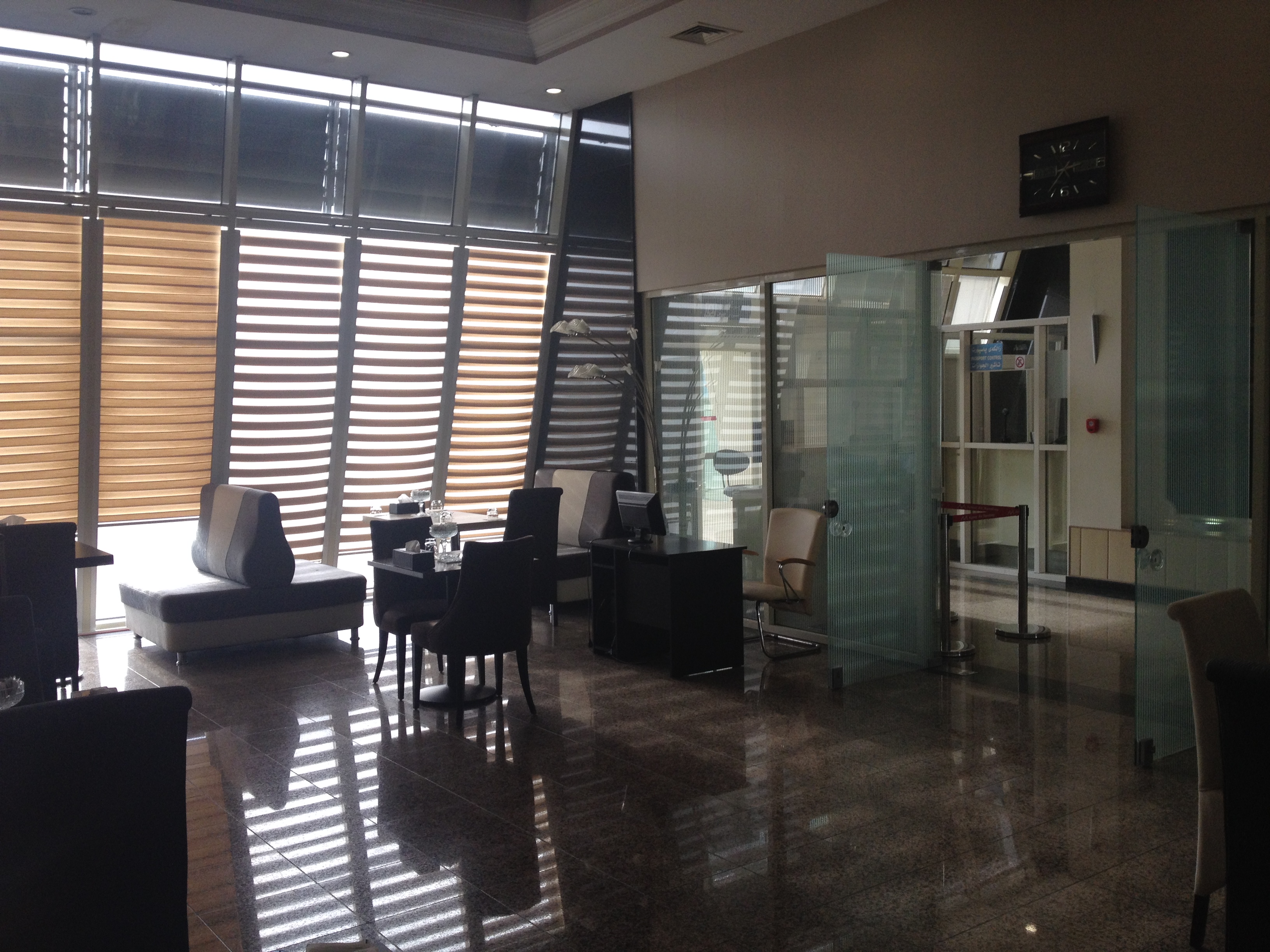 CIP Lounge — seating area
