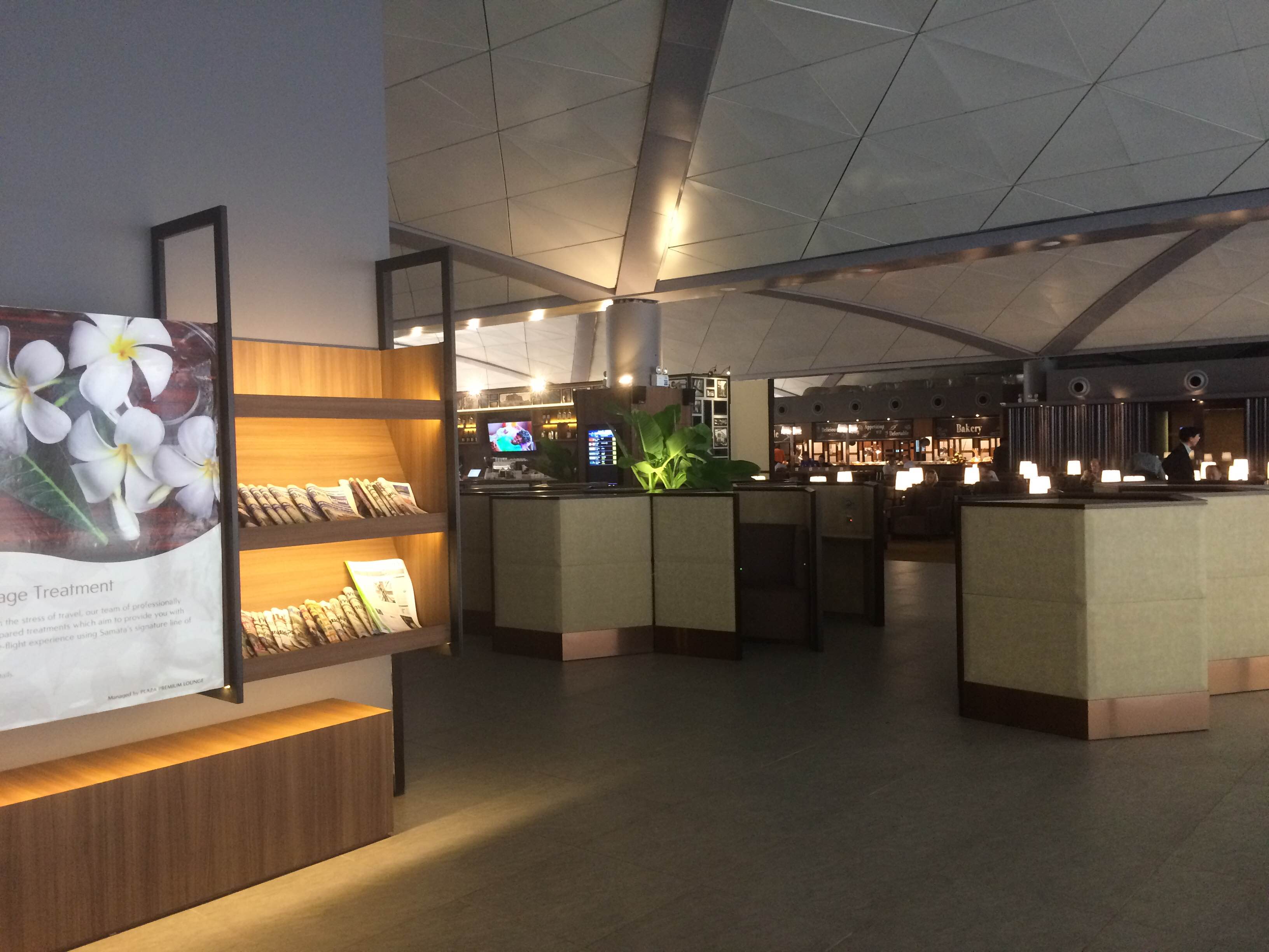 Plaza premium first — seating area