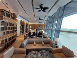 Plaza Premium First — seating area
