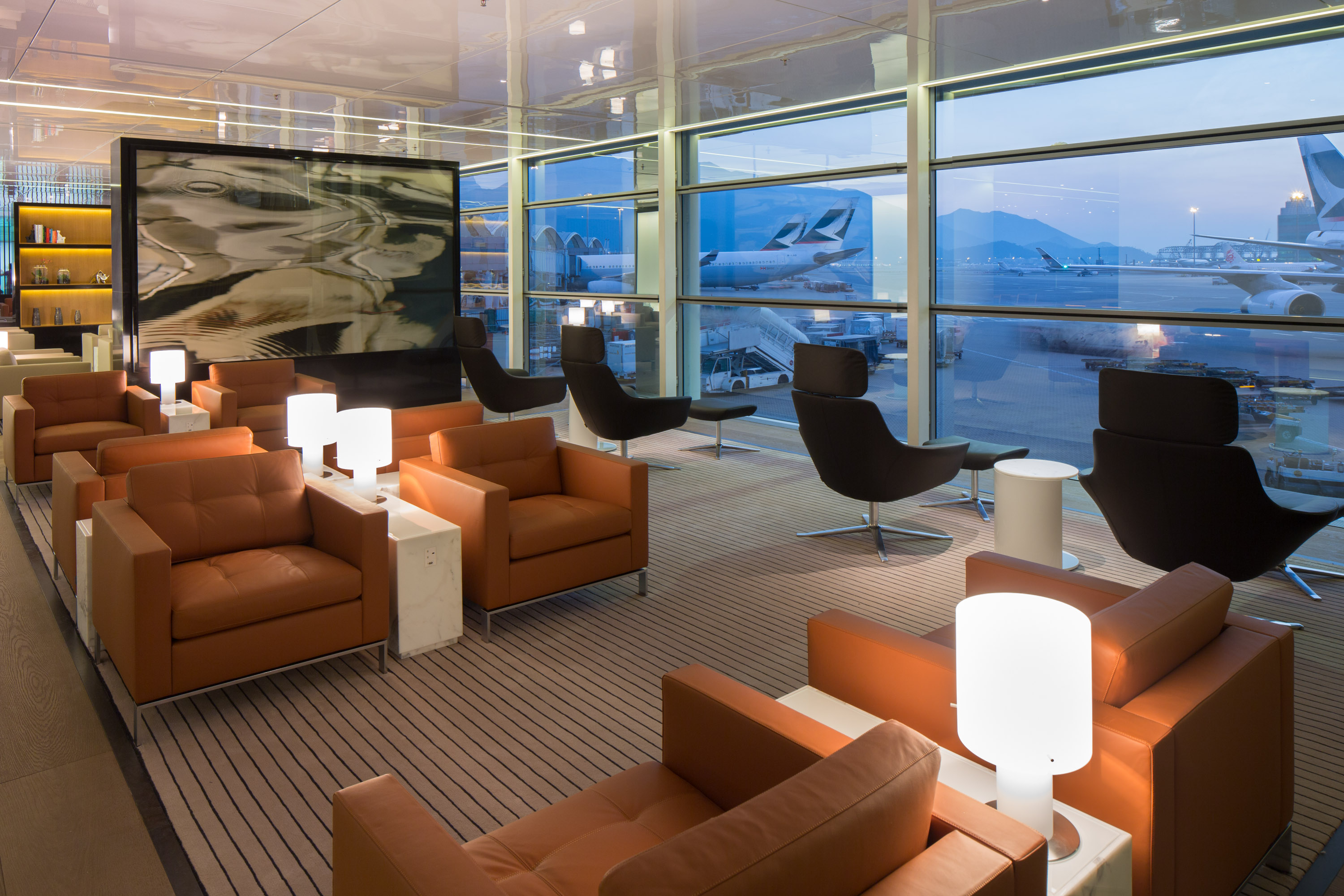 Lounge access - over 600 lounges , multi destination flights