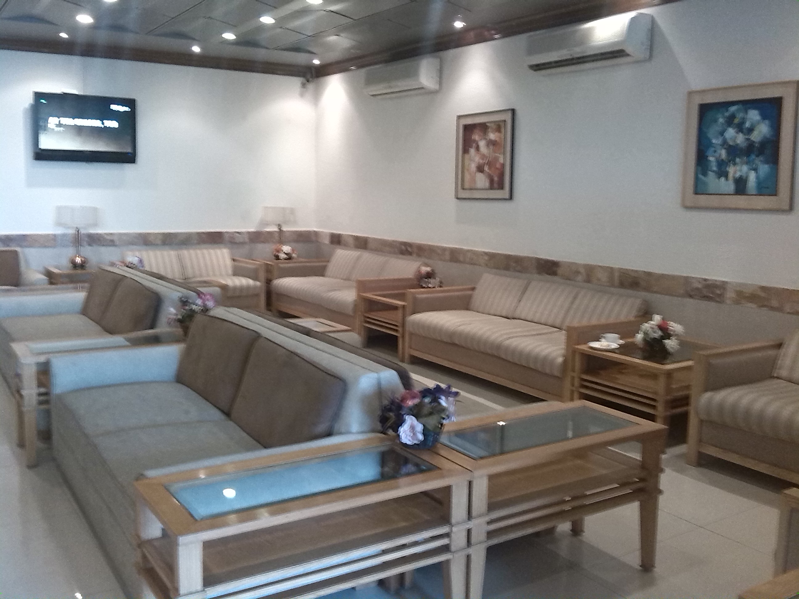 CIP Lounge and Satellite Lounge — seating area