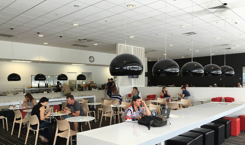 The Qantas Club — food & bar