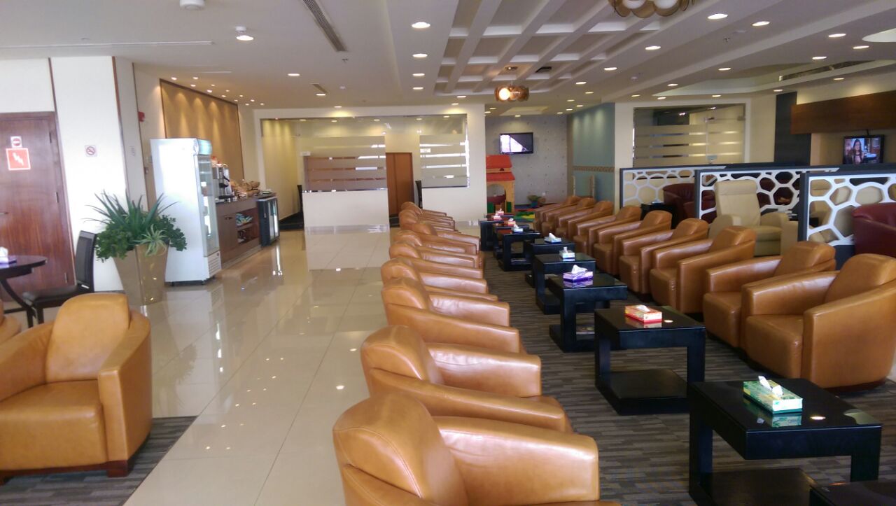TasHeel First Class Lounge — food & bar